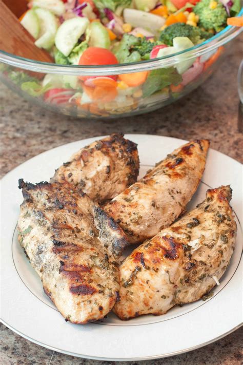 Mediterranean Grilled Chicken Breasts - Served From Scratch