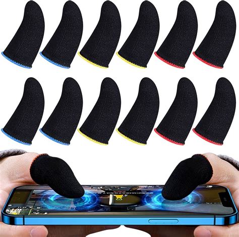 SKYCELL PUBG Finger Sleeve for Gaming Finger Sleeve Pack of 12 (6 Pairs ...