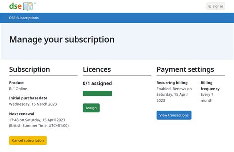 Image result for Edit Subscriptions