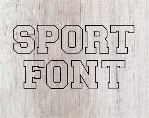 Free Fonts For Sports Collection Of Fonts For Sports. - Printable Templates Free