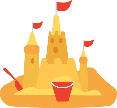 Free clip art sand castle, Download Free clip art sand castle png ...