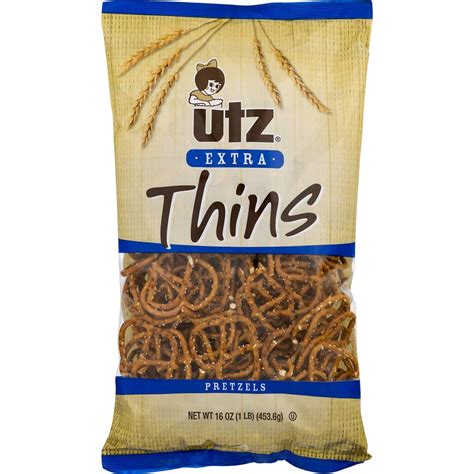 Buy Utz Thin Pretzels, 16 Ounce (4 Pack) Online India | Ubuy