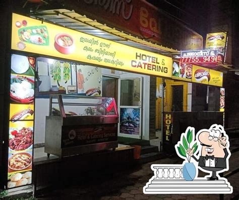 Menu at Changathees restaurant, Nemom, FX7R+J88