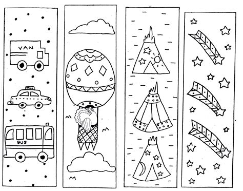 Printable Bookmarks for Kids | Activity Shelter