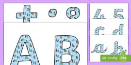 'Feeding Relationships' Display Lettering (teacher made)