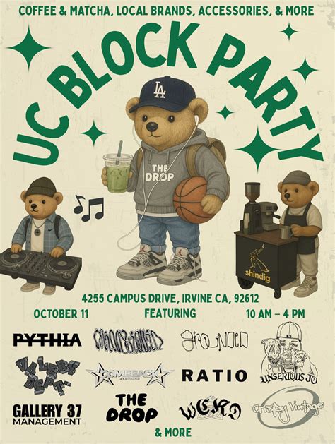 Oct 11 | UC Block Party - at University Town Center, across from UC Irvine | Trabuco Canyon, CA ...