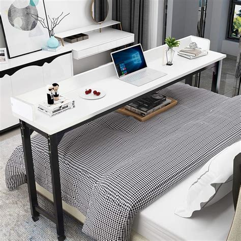 Overbed Table Laptop Desk Bizzoelife 71 Inches Mobile Computer Desk ...