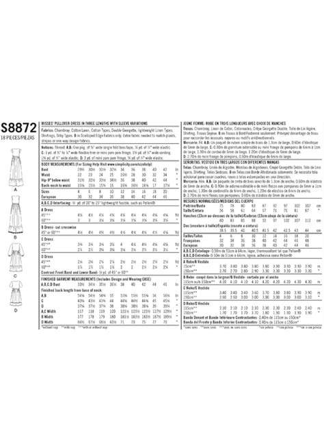 Image result for Simplicity Pattern S8872 Tutorial