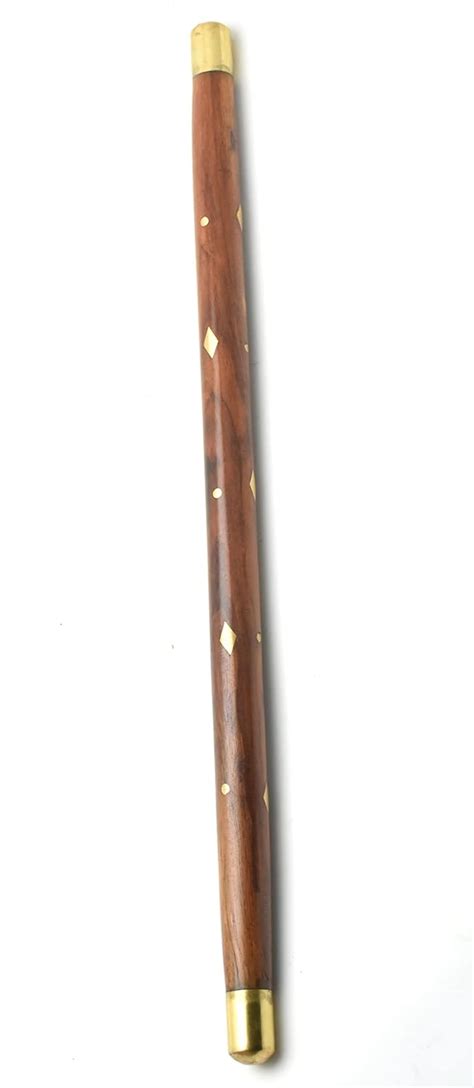 The Knox Craft - Morning Walk Swagger Stick with Brass Inlay, Hand ...