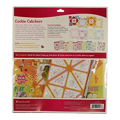 American Girl Cootie Catcher Paper Craft Kit for Girls, 164 pc: Buy ...