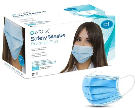 ARCK CE and ISO Certified 3-Ply Disposable Face Masks Pack with Built ...