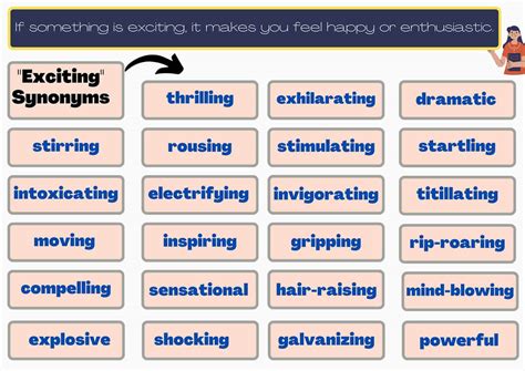 23 Exciting Synonyms: Different Ways To Say Exciting