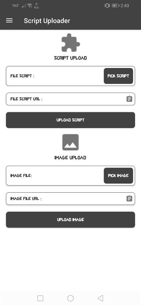 Sketchub • File script uploader
