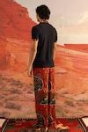 Buy Multi Color Printed Relaxed-fit Trouser For Men by Shivan & Narresh ...