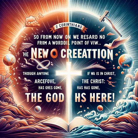 What does 2 Corinthians 5:16-17 mean? | Bible Art