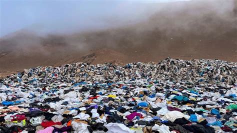 A massive mountain of fast fashion landfill can now be seen from space ...