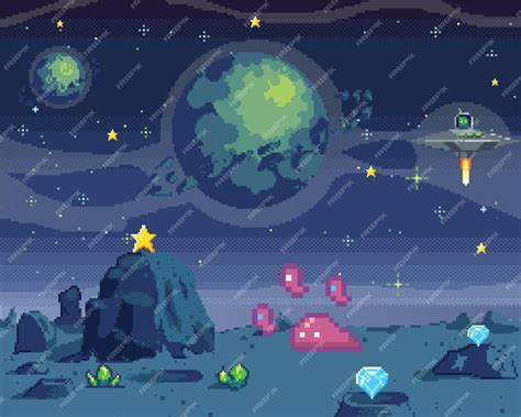 Space Pixel Art 的图像结果