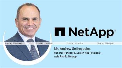 NetApp Ropes in Andrew Sotiropoulos As GM & SVP For Asia Pacific