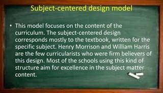 Image result for Example of Curriculum Design