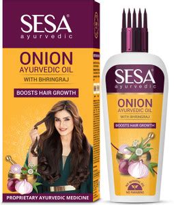 SESA Ayurvedic Onion Hair Oil for Hair Growth and Prevents Hairfall ...