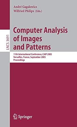 Buy Computer Analysis of Images and Patterns: 11th International ...