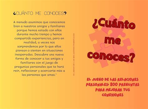 ¿Cuánto me conoces?: El juego de las relaciones personales: 800 ...