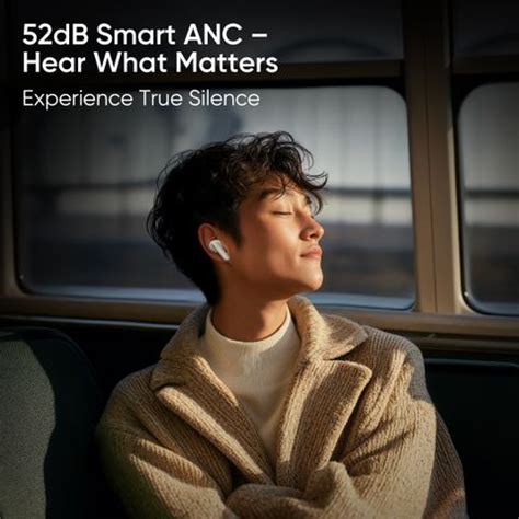 realme Buds Air7 with 52dB ANC, 12.4mm Driver, 52hrs Playback, IP55 ...
