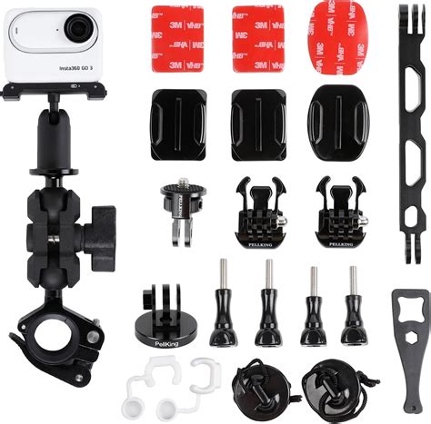Amazon.com: Honlyn Motorcycle Bundle with Invisible Selfie Stick- Complete Mounting Kit ...