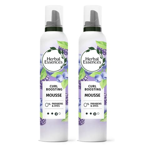 Herbal Essences Curl Boosting Mousse for Curly Hair, 24-Hour Hold, 2 ...