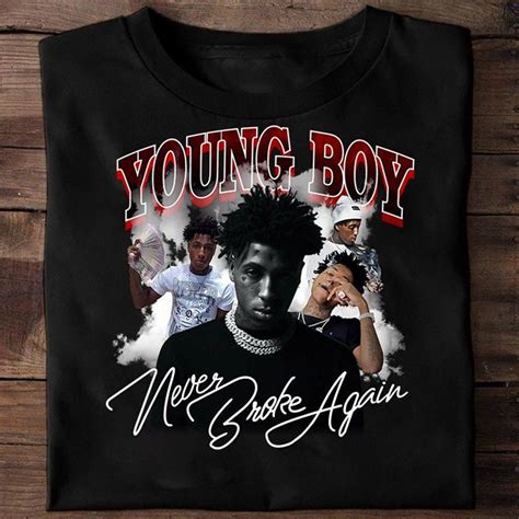 Gildan Shirts | Nba Youngboy Never Broke Again T Shirt | Color: Black ...