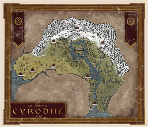 Elder Scrolls Online Cyrodiil Map