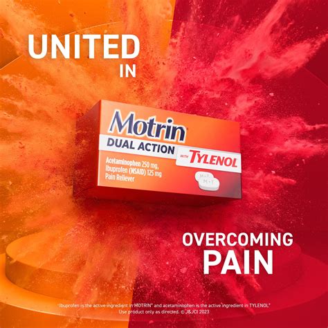 Motrin Dual Action Tylenol Ibuprofen Acetaminophen 80 Ct | Amerikasepetim