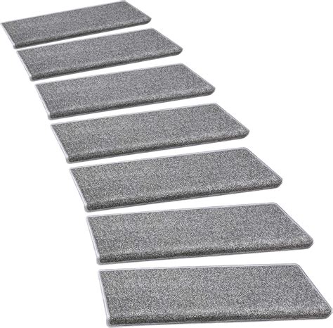 Amazon.com: Bullnose 9"X36" Self-Adhesive Stair Treads Carpet Non-Slip ...