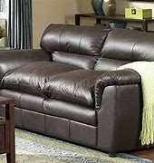 Image result for Dark Brown Leather Loveseat