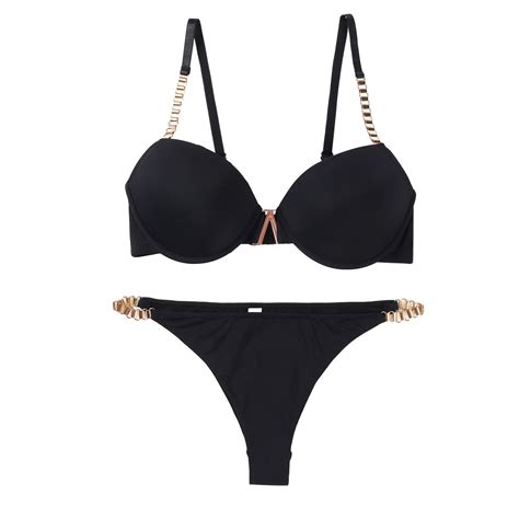 Two-Piece Women's Bikini Swimsuit Sexy Thong Spaghetti Strap Triangle ...