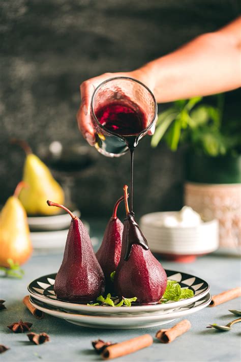 Wine Poached Pear Recipe