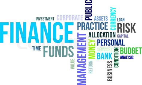 Finance Word Cloud Example 的图像结果