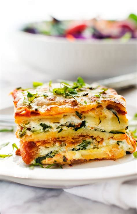 Easy Vegetable Lasagna Recipe   Gluten Free   Wendy Polisi