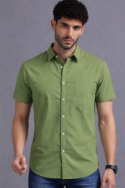 Olive Green Shirts - Buy Olive Green Shirts online at Best Prices in ...