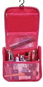 House of Quirk Lazy Cosmetic Bag Drawstring Travel Makeup Bag Pouch ...