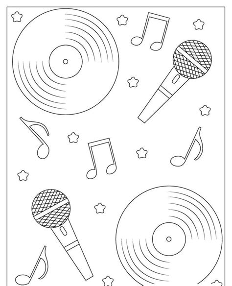 Music Notes Coloring Pages Printable 的图像结果