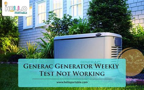 Image result for Generac How to Set Timer for Weekly Test