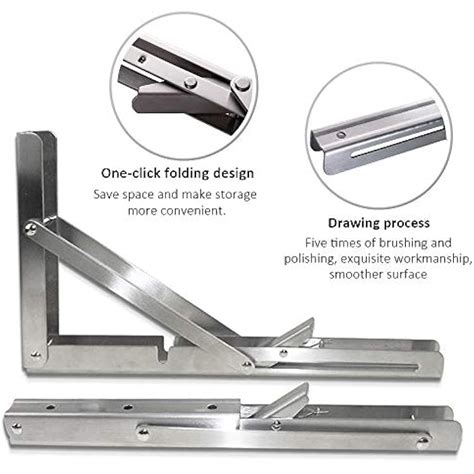 Storystore Folding Shelf Brackets - 10 Inch Heavy India | Ubuy