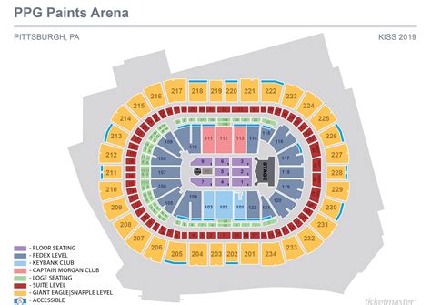 Ppg Paint Arena Seating Chart