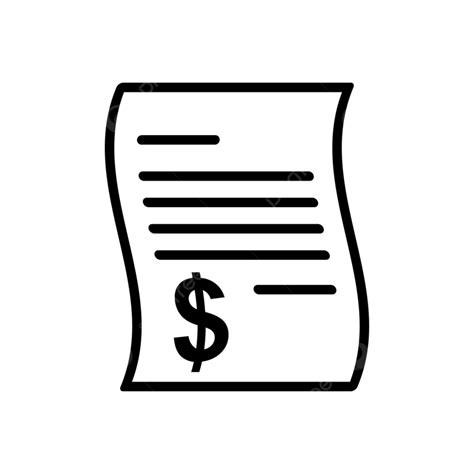 Document Billing Icon Vector Design Template, Template, Price, Cost PNG ...