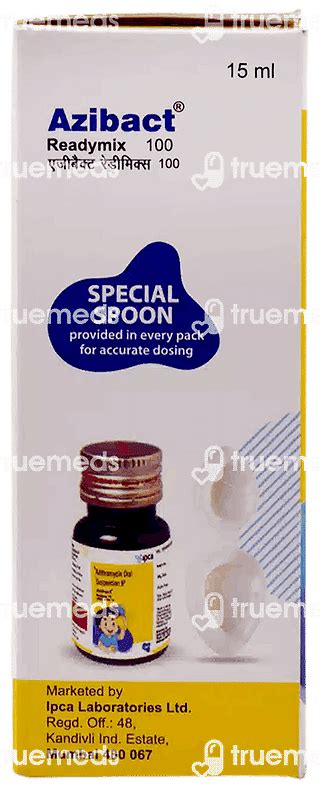 Azibact 100 MG Readymix Oral Suspension: Uses, Side Effects, Price ...