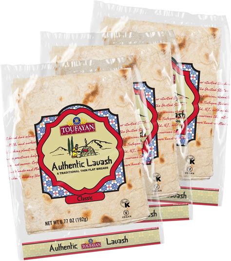 Amazon.com: Joseph's Bakery Lavash Bread, Flax Oat Bran & Whole Wheat ...