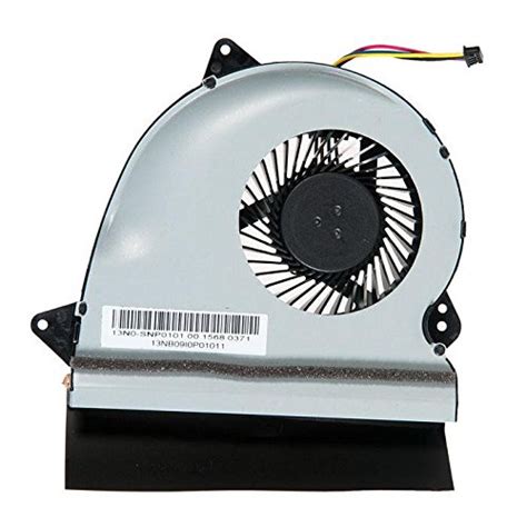 Qinlei CPU Cooler Cooling Fan for ASUS ROG GL552, GL552JX, GL552V ...