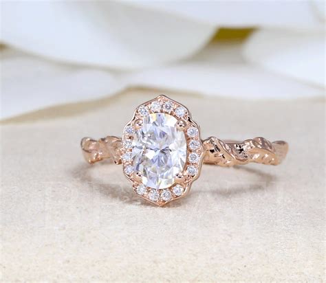 Vintage Rose Gold Engagement Ring