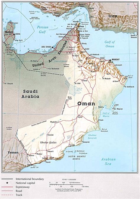 Oman Maps | Printable Maps of Oman for Download